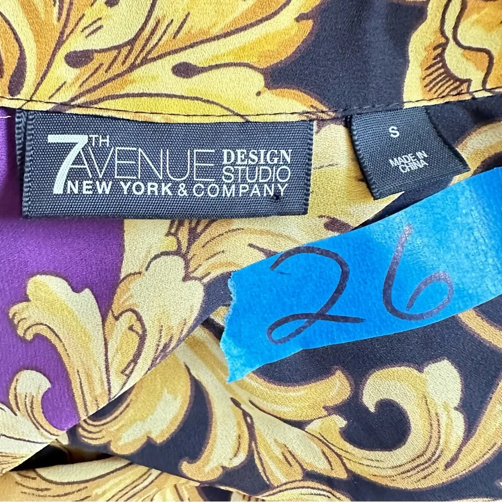 7the avenue blouse dress long size s - Picture 6 of 11